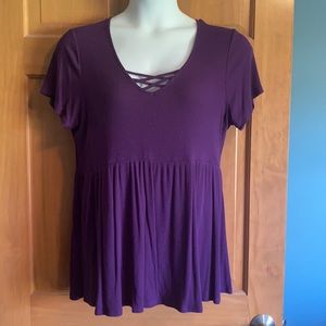 Torrid super soft babydoll top